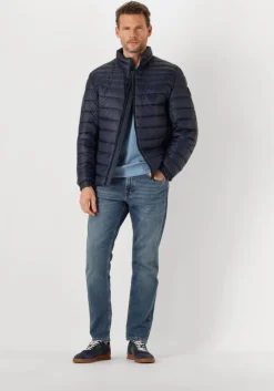 blauwe boss orange straight leg jeans delaware bo