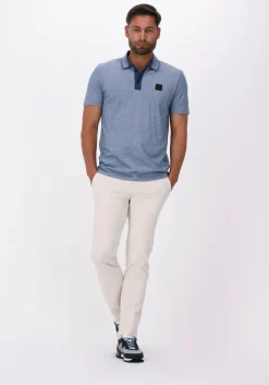 blauwe boss polo pdrivey