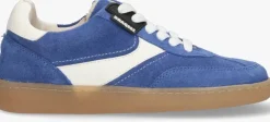 blauwe braqeez lage sneakers gyan gum