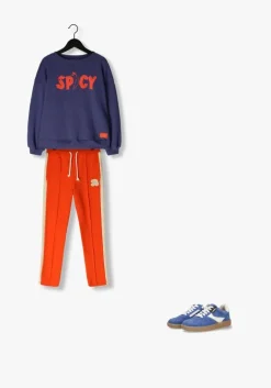 blauwe braqeez lage sneakers gyan gum