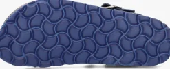 blauwe braqeez platte sandalen sammy spain