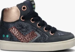 blauwe bunniesjr hoge sneakers lance louw