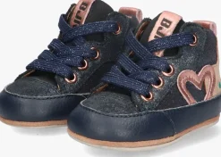 blauwe bunniesjr lage sneakers zilke zacht