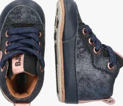 blauwe bunniesjr lage sneakers zilke zacht