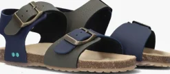 blauwe bunniesjr platte sandalen bonny beach