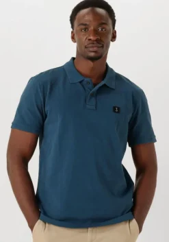 blauwe butcher of blue polo army pique polo