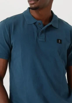 blauwe butcher of blue polo army pique polo