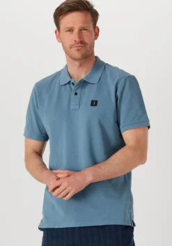blauwe butcher of blue polo army pique polo