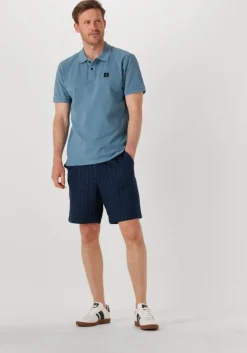 blauwe butcher of blue polo army pique polo