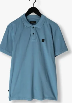 blauwe butcher of blue polo army pique polo