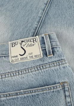 blauwe butcher of blue straight leg jeans stockton straight redding lt
