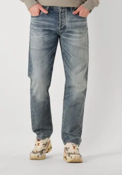 blauwe butcher of blue straight leg jeans stockton straight redding med