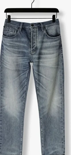 blauwe butcher of blue straight leg jeans stockton straight redding med