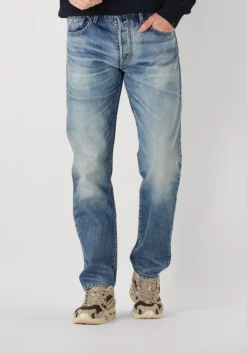 blauwe butcher of blue straight leg jeans stockton straight davis med