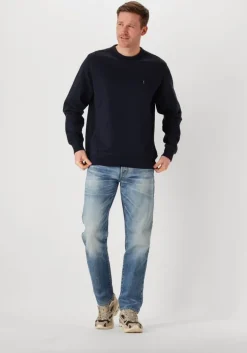 blauwe butcher of blue straight leg jeans stockton straight davis med