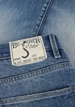 blauwe butcher of blue straight leg jeans stockton straight davis med