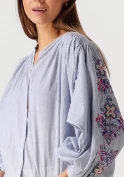 blauwe by-bar blouses becky pinstripe blouse