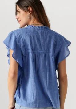 blauwe by-bar blouses danee athia blouse