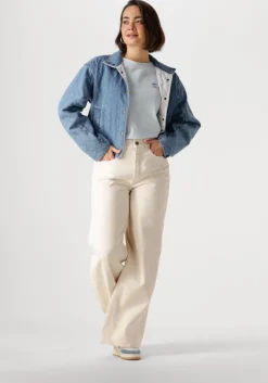 blauwe by-bar jack nave denim jacket