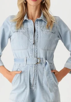 blauwe by-bar jumpsuit louise denim suyit