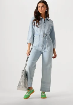 blauwe by-bar jumpsuit louise denim suyit