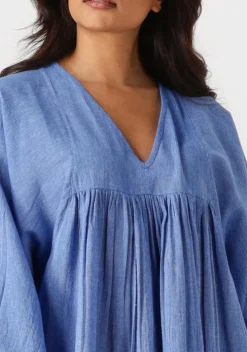 blauwe by-bar mini jurk philou athia dress