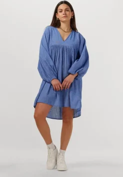 blauwe by-bar mini jurk philou athia dress
