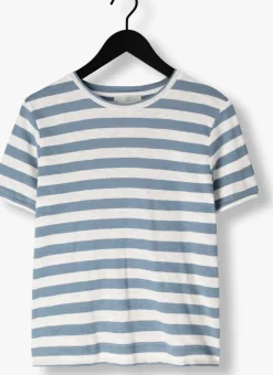 blauwe by-bar t-shirt hope big stripe top