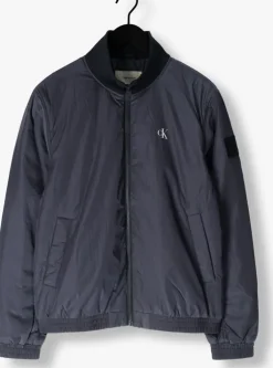 blauwe calvin klein jack padded harrington