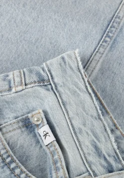 blauwe calvin klein maxirok maxi skirtda