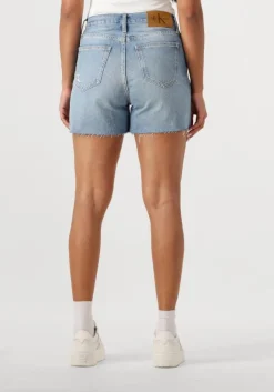 blauwe calvin klein shorts mom short