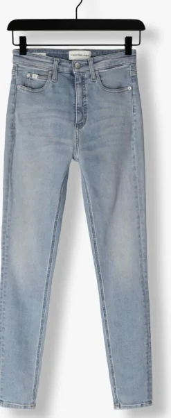 blauwe calvin klein skinny jeans high rise skinny