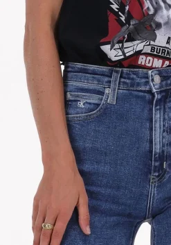 blauwe calvin klein skinny jeans high rise skinny 15787