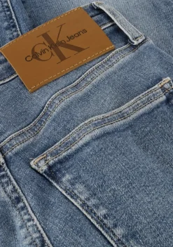 blauwe calvin klein skinny jeans high rise skinny
