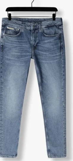 blauwe calvin klein slim fit jeans slim taper