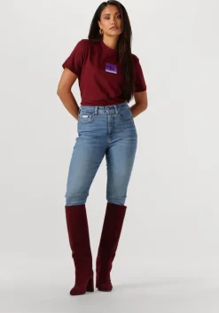 blauwe calvin klein slim fit jeans hgh rs sknny ankl