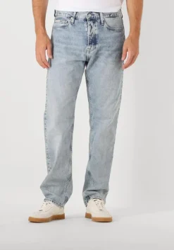 blauwe calvin klein slim fit jeans slim taper