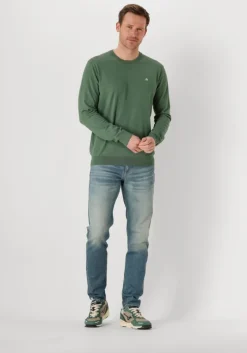 blauwe calvin klein slim fit jeans slim taper