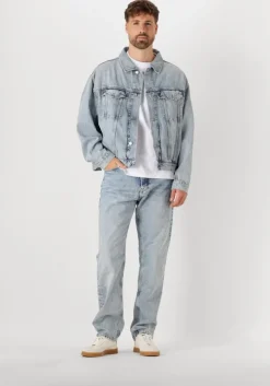 blauwe calvin klein spijkerjas relaxed denim jacket