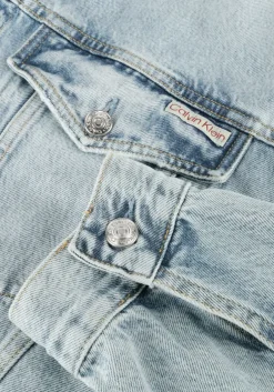 blauwe calvin klein spijkerjas relaxed denim jacket