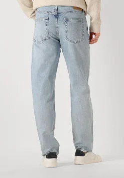 blauwe calvin klein straight leg jeans standard straight
