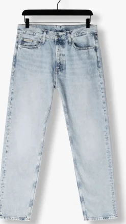 blauwe calvin klein straight leg jeans standard straight