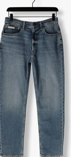 blauwe calvin klein straight leg jeans stndrd strght tinted ck stone jeans