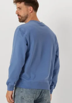 blauwe calvin klein sweater ls eu badge 350terry cn swtshrt