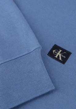 blauwe calvin klein sweater ls eu badge 350terry cn swtshrt
