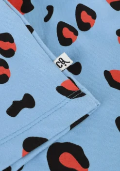 blauwe carlijnq korte broek leopard - bermuda