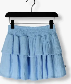 blauwe carlijnq minirok basic - layered skirt