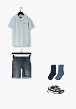 blauwe cars jeans shorts kids florida comf.str