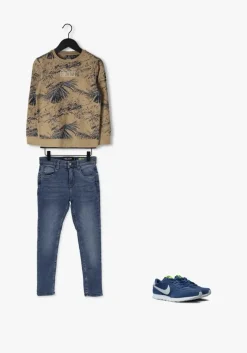 blauwe cars jeans slim fit jeans kids prinze