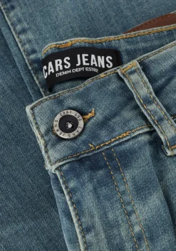 blauwe cars jeans straight leg jeans balboa